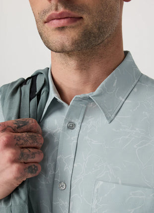 Bridge Button Down - Chalk Blue