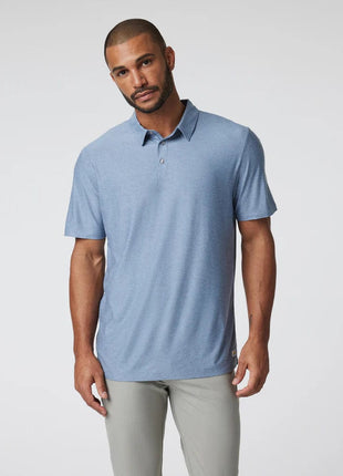 Strato Tech Polo - Chambray Heather