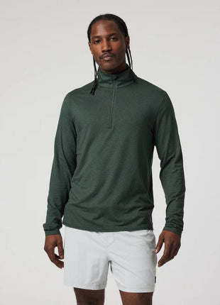 Ease Performance 1/2 Zip 2.0 - Aspen Heather