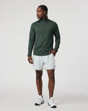 Ease Performance 1/2 Zip 2.0 - Aspen Heather