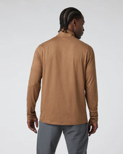 Ease Performance 1/2 Zip 2.0 - Pecan Heather