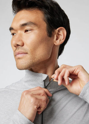 Ease Performance 1/2 Zip 2.0 - Light Heather Grey