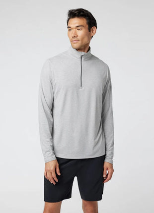 Ease Performance 1/2 Zip 2.0 - Light Heather Grey