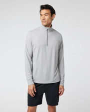 Ease Performance 1/2 Zip 2.0 - Light Heather Grey