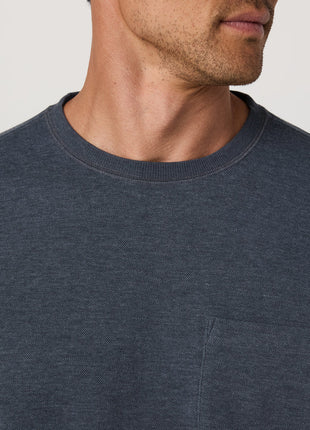 Jeffreys Crew 2.0 - Navy Heather