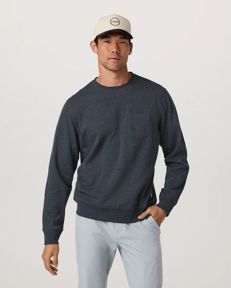 Jeffreys Crew 2.0 - Navy Heather