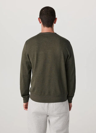 Jeffreys Crew 2.0 - Olive Heather