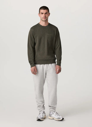 Jeffreys Crew 2.0 - Olive Heather