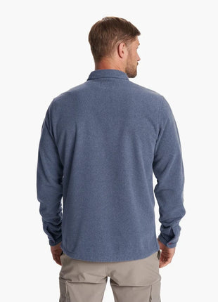 Aspen Shirt Jacket - Azure Heather