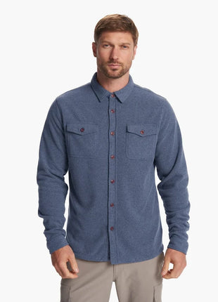 Aspen Shirt Jacket - Azure Heather