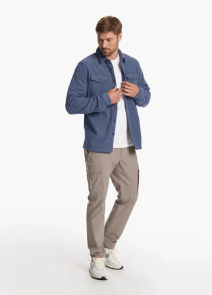 Aspen Shirt Jacket - Azure Heather