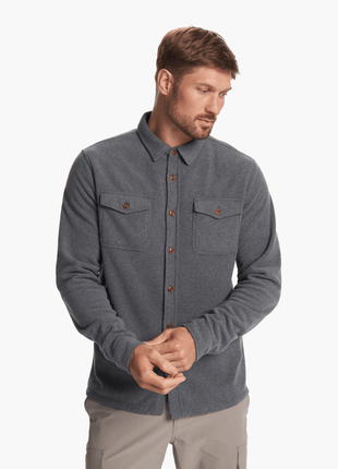 Aspen Shirt Jacket - Heather Grey