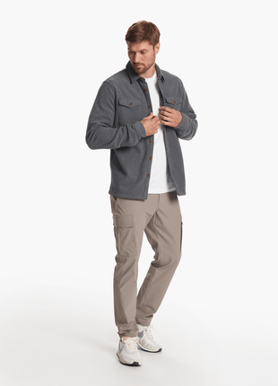 Aspen Shirt Jacket - Heather Grey