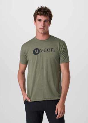 V1 Wordmark Logo Tee - Moss Green