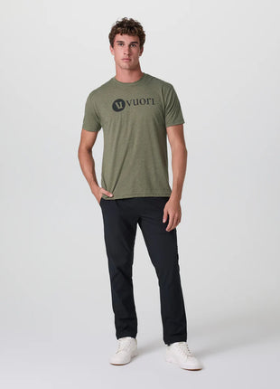 V1 Wordmark Logo Tee - Moss Green