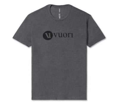 V1 Wordmark Logo Tee - Charcoal Heather