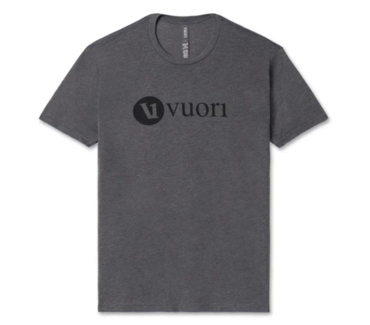 V1 Wordmark Logo Tee - Charcoal Heather