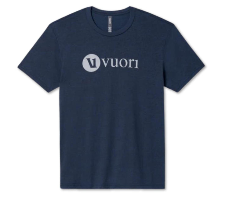 V1 Wordmark Logo Tee - Navy Heather