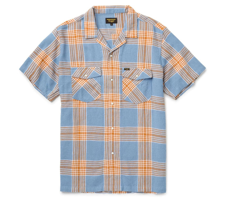 Whippersnapper Snap Shirt - Sky Blue Plaid