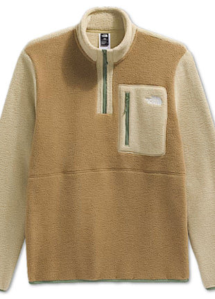 Yumiori Fleece 1/4 Zip - Brown / Khaki