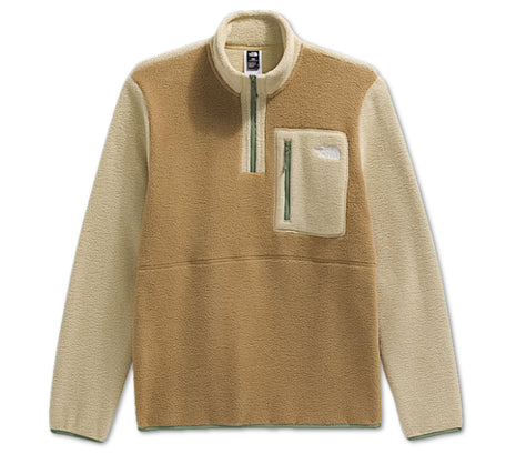 Yumiori Fleece 1/4 Zip - Brown / Khaki