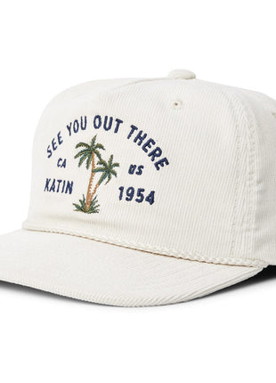 Bermuda Cord Hat - Vintage White