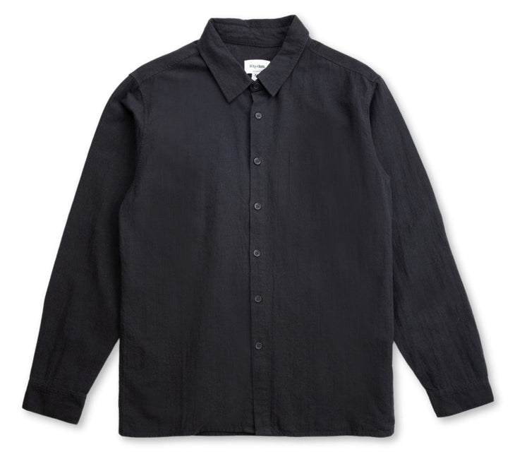 Classic Linen LS Shirt - Black