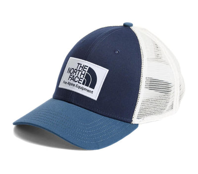 Deep Fit Patch Trucker Hat - Blue