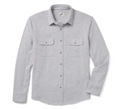 Dunewood Ultra Stretch Flannel - Heather Grey Twill