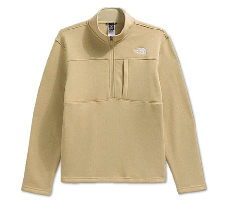 Gordon Lyons 1/4 Zip Fleece - Khaki Stone