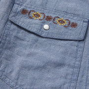 Whippersnapper Chambray Shirt - Light Wash