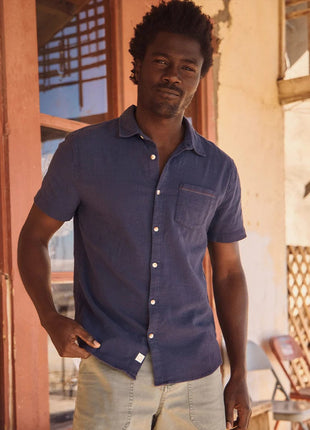 Stretch Selvage Shirt - Mood Indigo