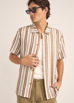 Paisley Stripe Shirt - Cedar