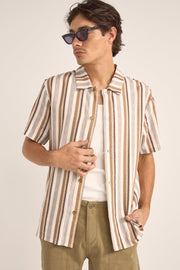 Paisley Stripe Shirt - Cedar