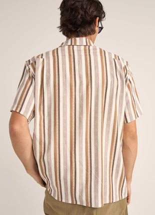 Paisley Stripe Shirt - Cedar