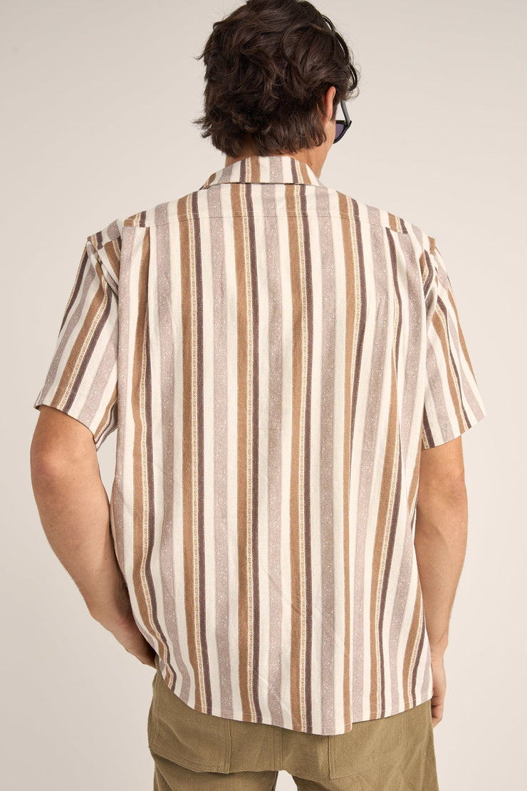 Paisley Stripe Shirt - Cedar