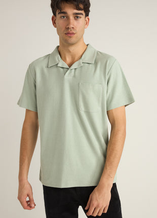 Vintage Terry Polo - Seafoam