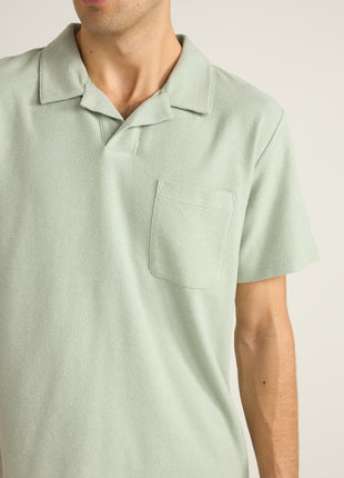 Vintage Terry Polo - Seafoam