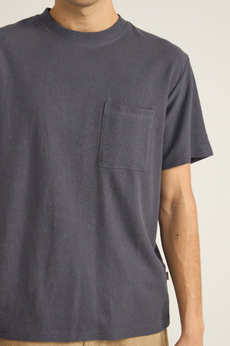 Vintage Terry T-Shirt - Navy