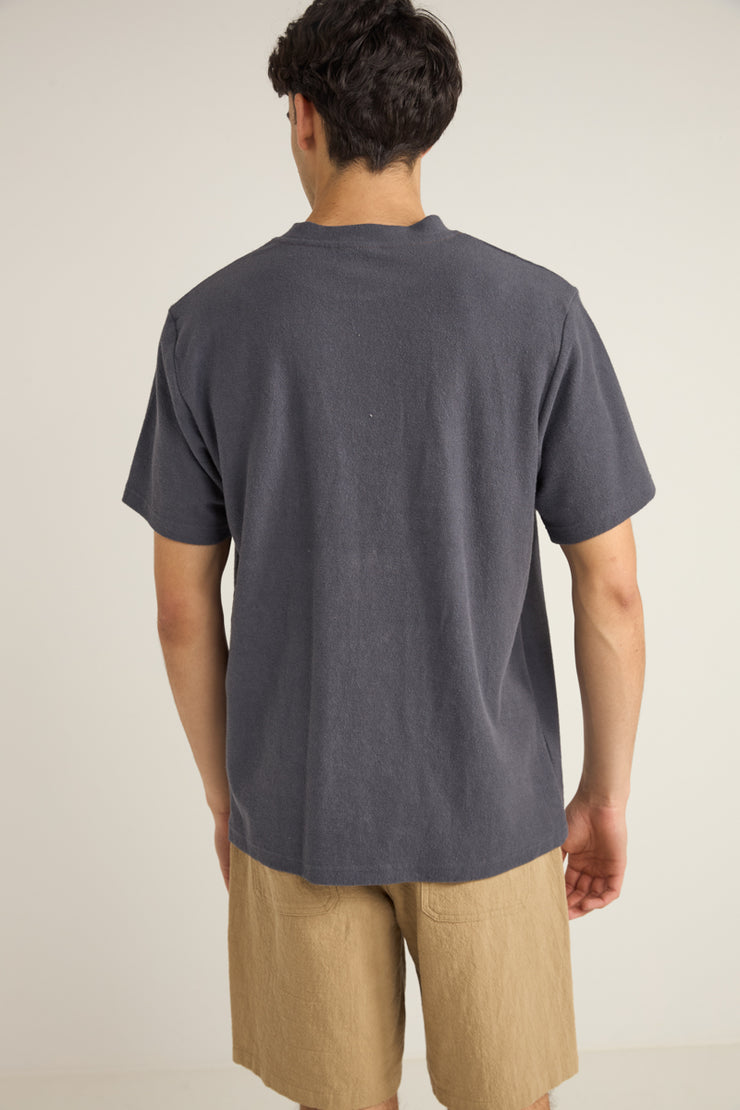 Vintage Terry T-Shirt - Navy