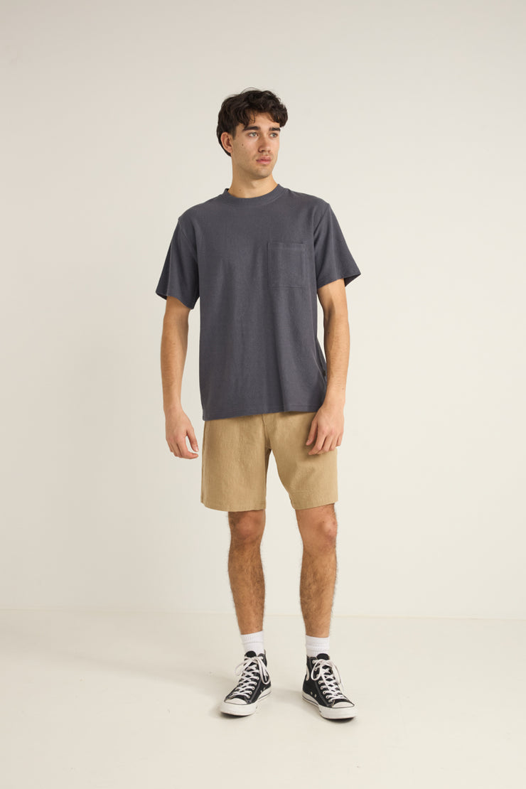 Vintage Terry T-Shirt - Navy