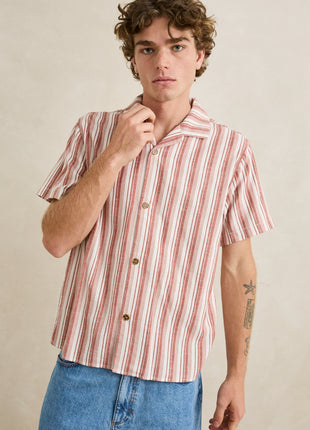 Vacation Stripe Shirt - Natural