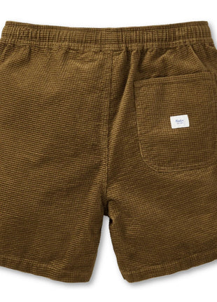 Ward Corduroy Short 6.5" - Coffee