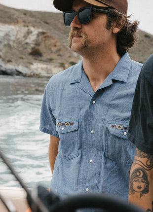 Whippersnapper Chambray Shirt - Light Wash