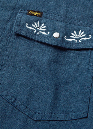 Whippersnapper Snap Shirt - Navy