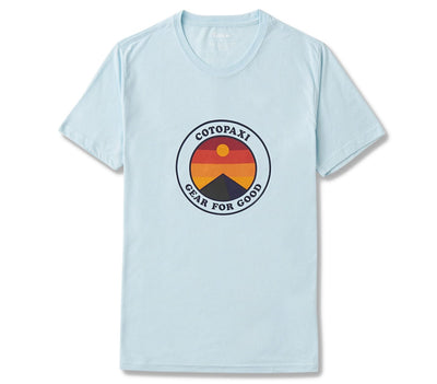 Sunny Side Tee - Ice Blue Tops Cotopaxi Ice Blue S 