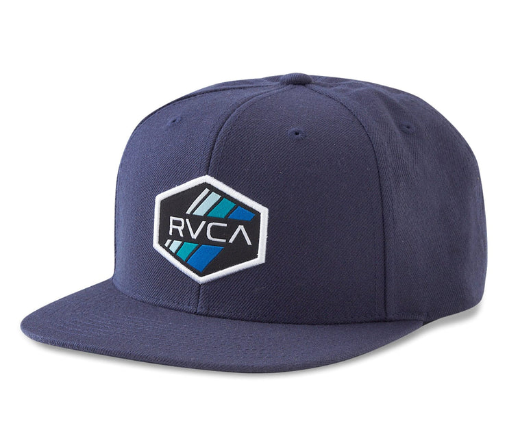 Stripe Hex Hat - Navy Headwear RVCA Navy 
