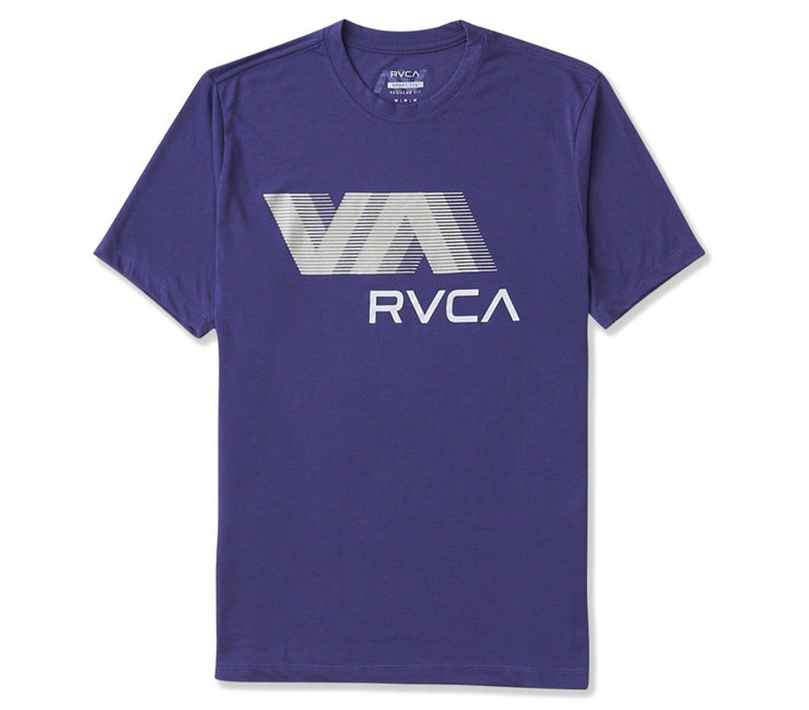Blur Athletic Tee - Blue Tops RVCA Blue S 