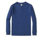 Terrain Waffle Henley - Blue Tops The North Face Blue S 