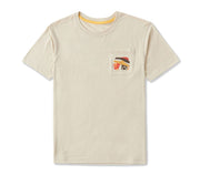 Distant Forms Pocket Tee - Sand Heather Tops Howler Bros 